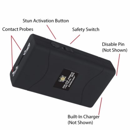 El. paralizator Police Force 9,500,000V Tactical Mini Stun Gun - Image 5