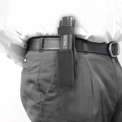 El. paralizator Police Force 9,200,000V Tactical Stun Flashligh - Grey - Image 4