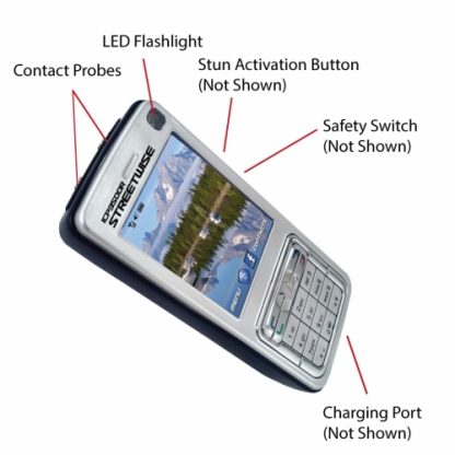 El. paralizator 3,500,000V Cell Phone Stun Gun - Image 4