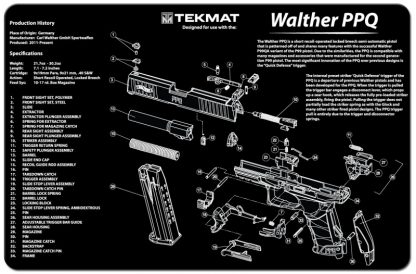 Podloga za čiščenje orožja Walther PPQ