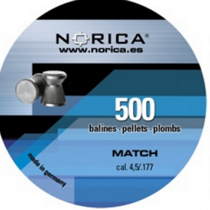 Diabolo Norica  Match - 4,5 mm (500 kos)