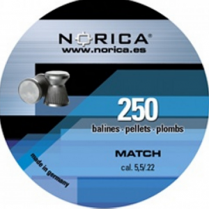 Diabolo Norica Match - 5,5 mm (250 kos)