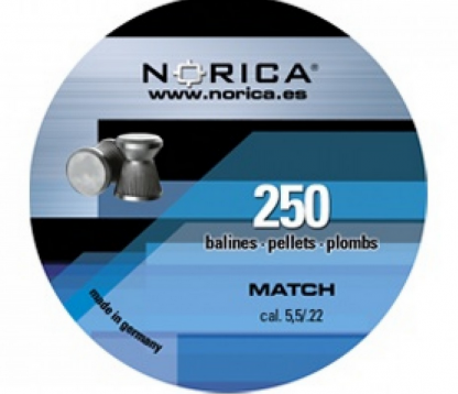 Diabolo Norica Match - 5,5 mm (250 kos)