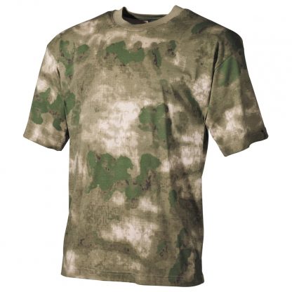 Majica US T-Shirt, classic-style, HDT camo green, 170g/m²