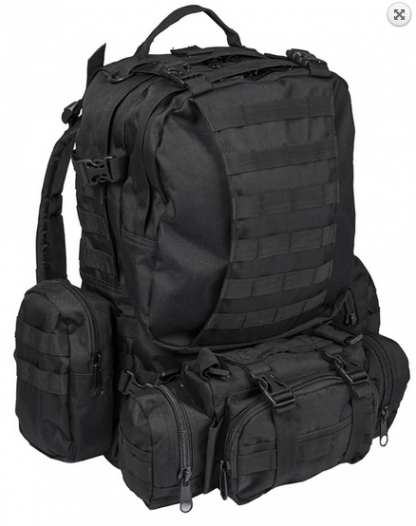 Nahrbtnik BLACK DEFENSE PACK ASSEMBLY Milt-Tec