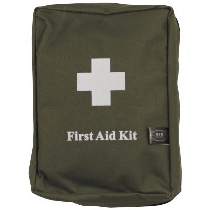 PRVA POMOČ - MFH First Aid Kit, big, "MOLLE", OD green, 18 x 12 x 7 cm