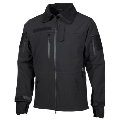 Jakna Soft Shell Jacket, black, "High Defence"