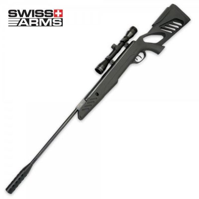 Zračna puška SA TAC1 Črna 5,5mm + daljnogled 4x32