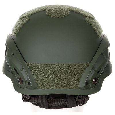 Čelada airsoft, US Helmet, "MICH 2002", rails, OD, ABS-plastic - Image 2