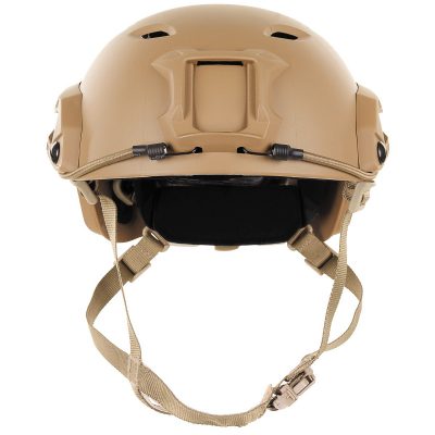 Čelada airsoft, US Helmet, FAST-paratroopers , coyote tan, rails, ABS-plastic - Image 4