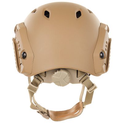 Čelada airsoft, US Helmet, FAST-paratroopers , coyote tan, rails, ABS-plastic - Image 3