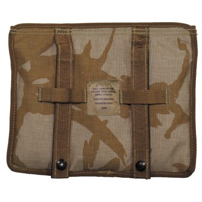 Torbica GB, Ammo Pouch, 3 compartments, "MOLLE", DPM desert, like new - Image 2