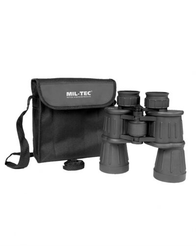 Dvogled Mil-Tec BLACK 7X50 RUBBER COATED BINOCULAR