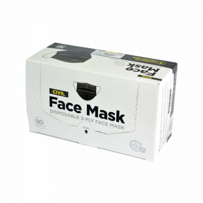 Zaščitna maska odrasla črna 50 kos - Image 5