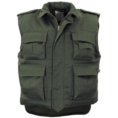 Jopič US Quilted Vest, "Ranger", OD green