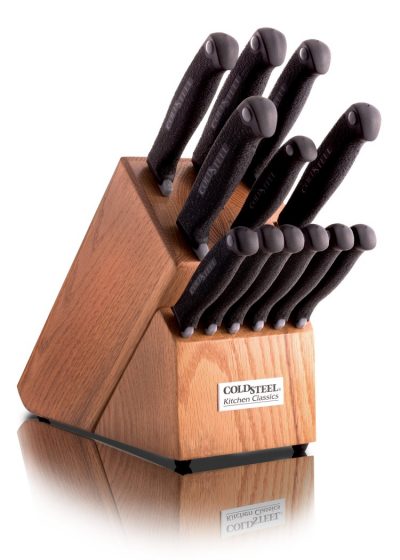 Držalo za nože, brez nožev - Wooden Knife Block, without knives, Kitchen Classics
