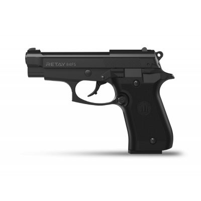 Pištola Plašilna Retay 84FS 9mm Black - plombirana cev
