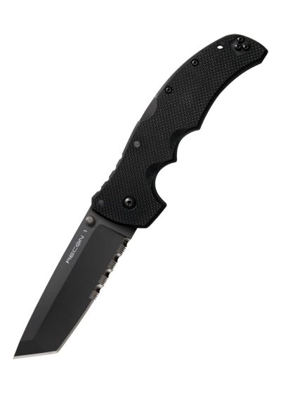 NOŽ COLD STEEL Recon 1 Tanto Pt., Stainless Steel, Half-Serrated