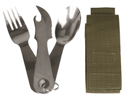 Jedilni pribor - EATING UTENSIL STAINLESS STEEL W.POUCH
