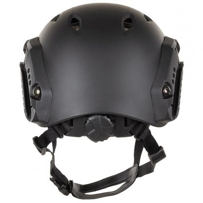 Čelada airsoft, US Helmet, FAST-paratroopers , BLACK, rails, ABS-plastic - Image 3