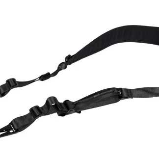 Pas- Adjustable 2-point Tactical Sling with Padding - Black