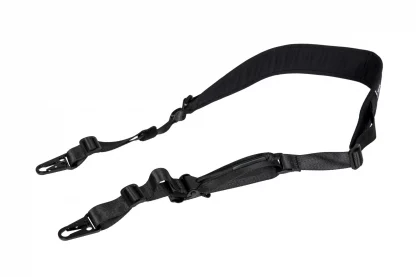 Pas- Adjustable 2-point Tactical Sling with Padding - Black