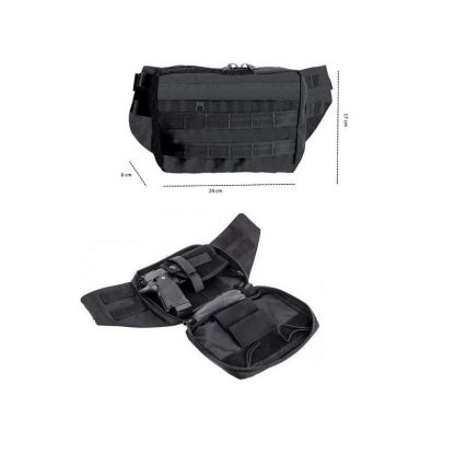TORBICA ZA PIŠTOLO MIL-TEC - BLACK PISTOL HIP BAG - Image 5