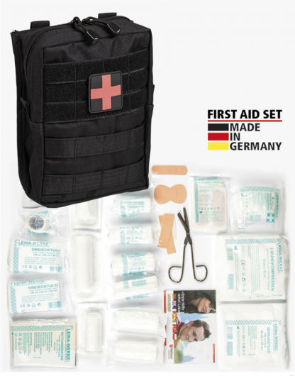 TORBICA BLACK LARGE 43-PIECE FIRST AID SET LEINA