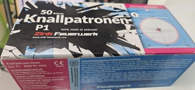 KNALLPATRONEN - Pok 15mm (50) ZINK