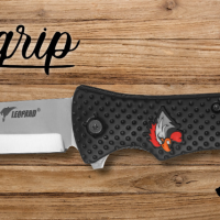 Nož NKM preklopni - 7061 LEOPARD WILDGRIP