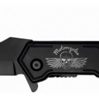 Nož NKM preklopni - 7077 LEOPARD DARKGRIP - MOTORCYCLE
