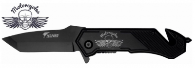Nož NKM preklopni - 7077 LEOPARD DARKGRIP - MOTORCYCLE