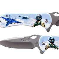 Nož NKM preklopni - 8550 LEOPARD - AIRFORCE