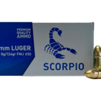 Strelivo STV 9mm Luger FMJ 124grs. (50kos)