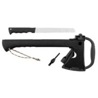 Sekira - Axe, "Survival", nylon handle, black, sheath